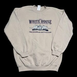 Smithsonian Institution The White House United States Tan Sweatshirt Men's Small